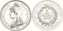 Francia 5 Francs Woman sowing seed  - 1987 - from UNC set