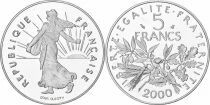 Francia 5 Francs Woman sowing seed  - 2000 - Proof