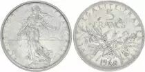 Francia 5 Francs Woman sowing seed - 1968