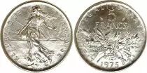 Francia 5 Francs Woman sowing seed - 1975 - UNC