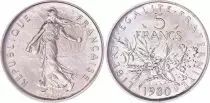 Francia 5 Francs Woman sowing seed - 1980 - UNC