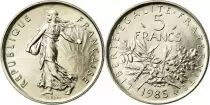 Francia 5 Francs Woman sowing seed - 1985 - from UNC set
