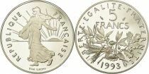Francia 5 Francs Woman sowing seed - 1993 - Proof