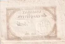 Francia 5 Livres  - 10 Brumaire Year II (31-10-1793) - Sign Bertin - Serial 1162 - P. A.76