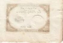 Francia 5 Livres - 10 Brumaire An II (31.10.1793) - Sign. Bancey - Serial 22033