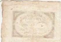 Francia 5 Livres - 10 Brumaire An II (31.10.1793) - Sign. Brouz - Serial 22182