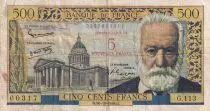 Francia 5 NF on 500 Francs -  Victor Hugo - 30-10-1958 - Serial G.113 - P.137