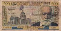 Francia 5 NF sur 500 Francs - Victor Hugo - 12-02-1959 - Serial E.120 - P.137