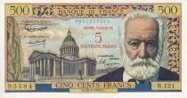 Francia 5 NF sur 500 Francs - Victor Hugo - 1959 - Serial N.121 - XF to AU - p.137b