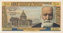 Francia 5 NF Victor Hugo - 01-10-1964 - Serial N.130-03383