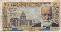 Francia 5 NF Victor Hugo - 02-05-1963 - Serial H.106