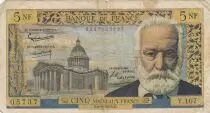 Francia 5 NF Victor Hugo - 02-05-1963 - Serial Y.107