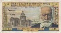 Francia 5 NF Victor Hugo - 02-11-1961 Serial D.70 - VF - P.141