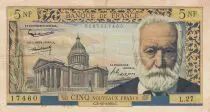 Francia 5 NF Victor Hugo - 03-12-1959 Serial L.27 - VF - P.141