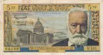 Francia 5 NF Victor Hugo - 04-02-1965 Serial N.131 - VF - P.141