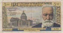 Francia 5 NF Victor Hugo - 06-04-1961 - Series L.52