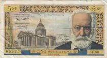 Francia 5 NF Victor Hugo - 06-04-1961 Serial Y.50 - VF - P.141