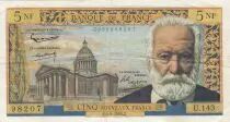 Francia 5 NF Victor Hugo - 06-05-1965 Serial U.143 - VF - P.141