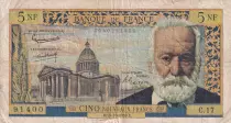 Francia 5 NF Victor Hugo 15-10-1959 - Serial C.17