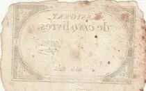 Francia 5 Pounds - 10 Brumaire Year II (31.10.1793) - Sign. Auguste - Serial 6565