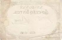 Francia 5 Pounds - 10 Brumaire Year II (31.10.1793) - Sign. Baron - Serial 26293