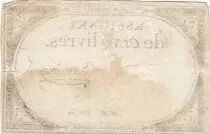 Francia 5 Pounds - 10 Brumaire Year II (31.10.1793) - Sign. Baziure - Serial 17072