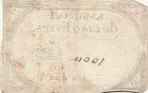 Francia 5 Pounds - 10 Brumaire Year II (31.10.1793) - Sign. Berlioz - Serial 12522