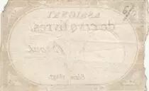 Francia 5 Pounds - 10 Brumaire Year II (31.10.1793) - Sign. Broul - Serial 16237
