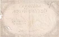 Francia 5 Pounds - 10 Brumaire Year II (31.10.1793) - Sign. Henriot - Serial 16825