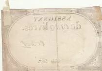 Francia 5 Pounds - 10 Brumaire Year II (31.10.1793) - Sign. Le Court - Serial 5070