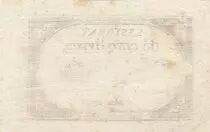 Francia 5 Pounds - 10 Brumaire Year II (31.10.1793) - Sign. Leullier - Serial 27790