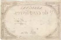 Francia 5 Pounds - 10 Brumaire Year II (31.10.1793) - Sign. M&eacute;gnie - Serial 18592