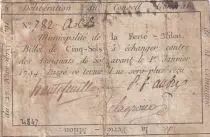 Francia 5 Sols - Aisne - La Fert� Milon - 1791