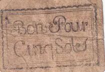 Francia 5 Sols - Gard - Uz�s Variant - 1792 - F