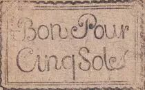 Francia 5 Sols - Gard - Uz�s Variant - 1792 - F