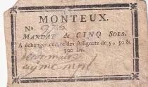 Francia 5 Sols - Monteux - Vaucluse - n&deg;975