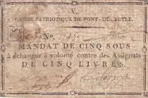 Francia 5 Sous - Ain - Pont-de-Veyle - 1792
