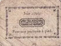 Francia 5 Sous - Rh&ocirc;ne - Pont-St-Claire - 1792 - TB