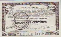 Francia 50 cent. 70 communes