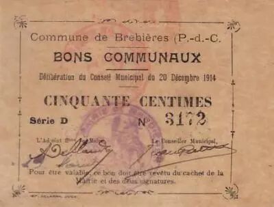 Francia 50 cent. Brebieres