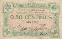Francia 50 Centimes - Abbeville Chamber of Commerce - ND(1914-1925)