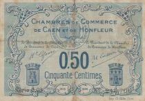 Francia 50 centimes - Caen and Honfleur Chamber of Commerce - ND (1914-1925)