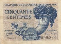 Francia 50 centimes - Chamber of Commerce - Bordeaux - 1921