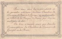 Francia 50 Centimes - Chamber of Commerce - Quimper et Brest- 1918 - Serial D