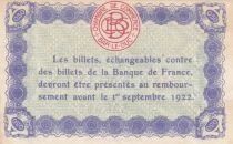 Francia 50 Centimes - Chambre de commerce - Bar-le-Duc - 4&egrave;me &eacute;mission - 1917