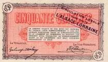 Francia 50 Centimes - Chambre de Commerce - Belfort - S&eacute;rie 18 - 21-12-1918