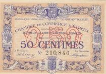 Francia 50 Centimes - Chambre de Commerce - &Eacute;vreux - 11-01-1917