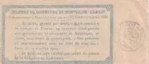 Francia 50 centimes - Chambre de Commerce - Montlu&ccedil;on-Gannat -  1914 - S&eacute;rie A
