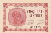 Francia 50 Centimes - Chambre de commerce - Paris - 1920 - S&eacute;rie A.6