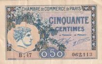 Francia 50 Centimes - Chambre de commerce - Paris - 1920 - S&eacute;rie B.47